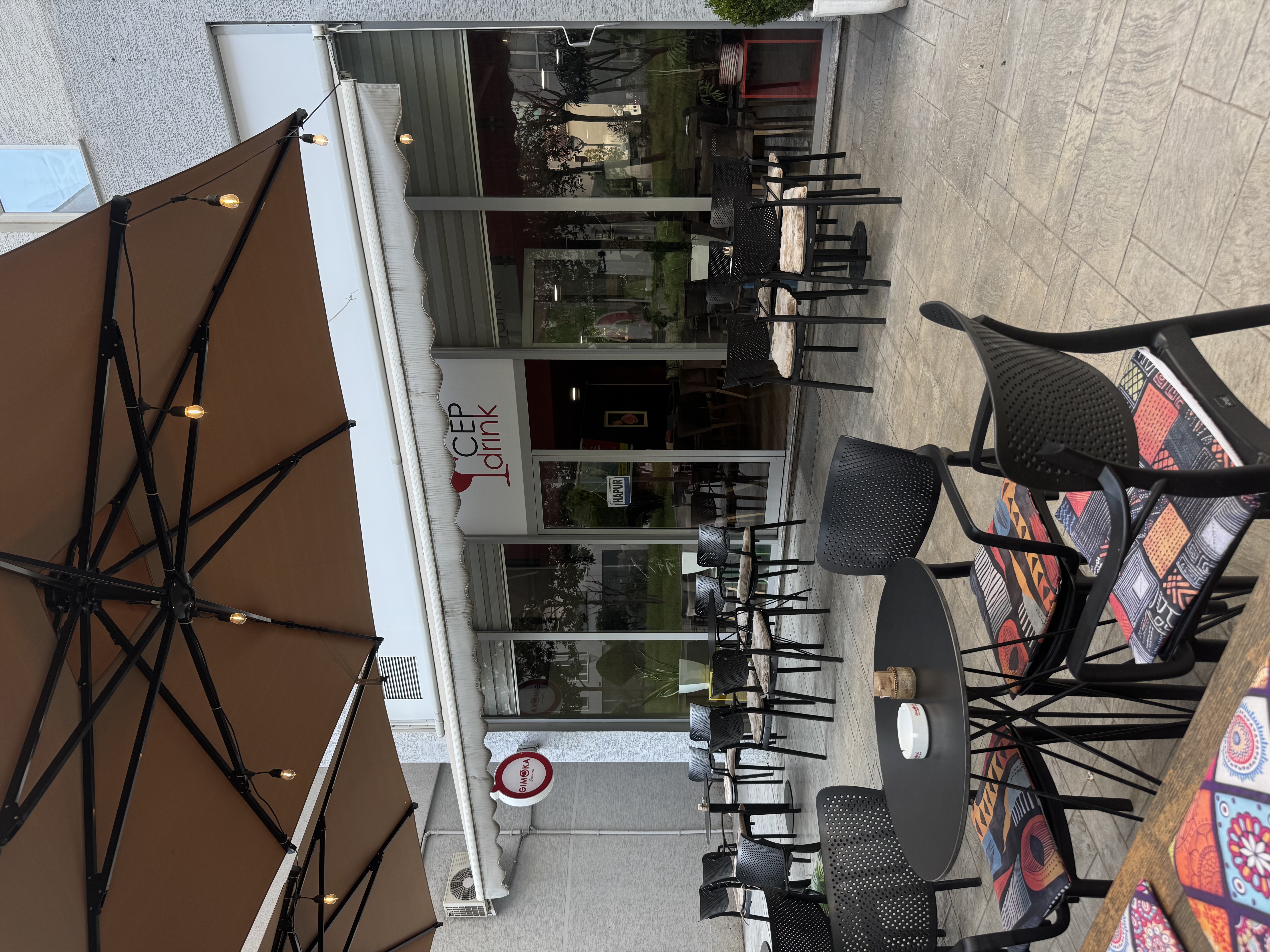 Relaxed café corner